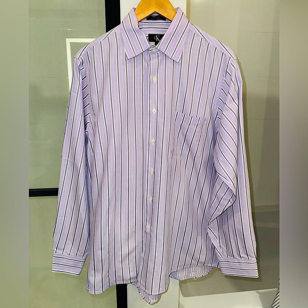 Calvin Klein Long Sleeve Button Down Size Large